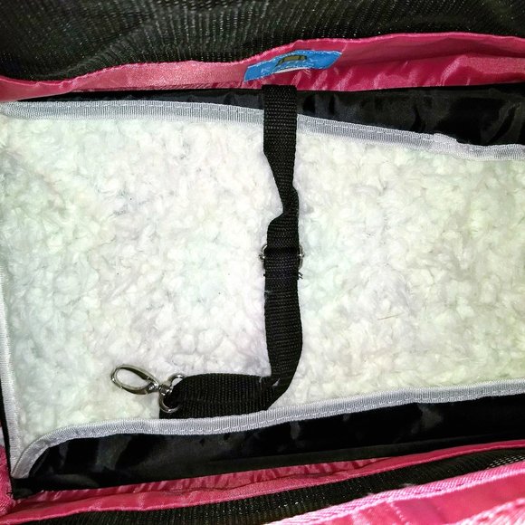 NWT Dog bag carrier Van Zealand pink/magenta black trim S FREE SHIPPING!! - Picture 2 of 6